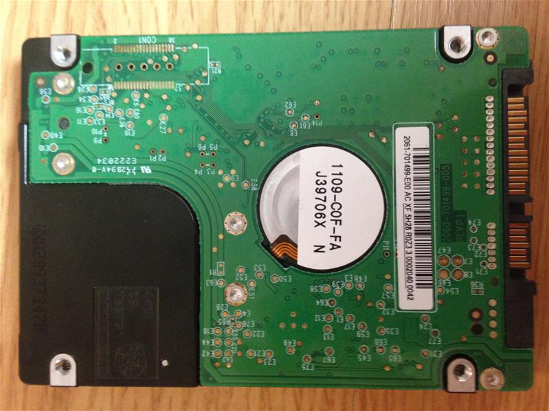 WD1600BEVS-08VAT2 - 02-Aug-2009 - WD-WX40E69P9175 - photo-2