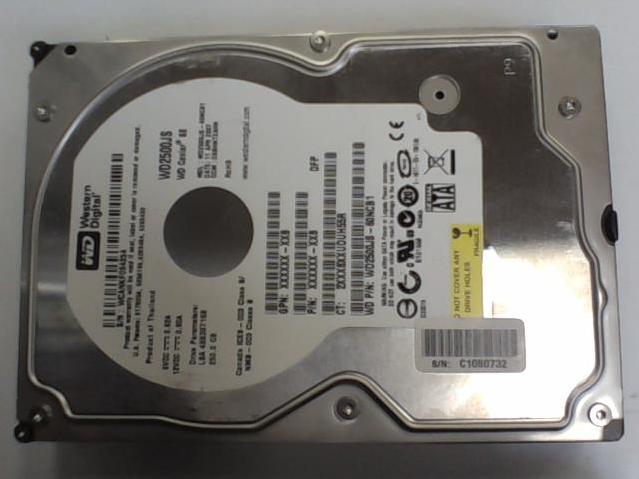 WD2500JS-60NCB1 - 11-Apr-2007 - WD-WCANKF094354 - photo-1