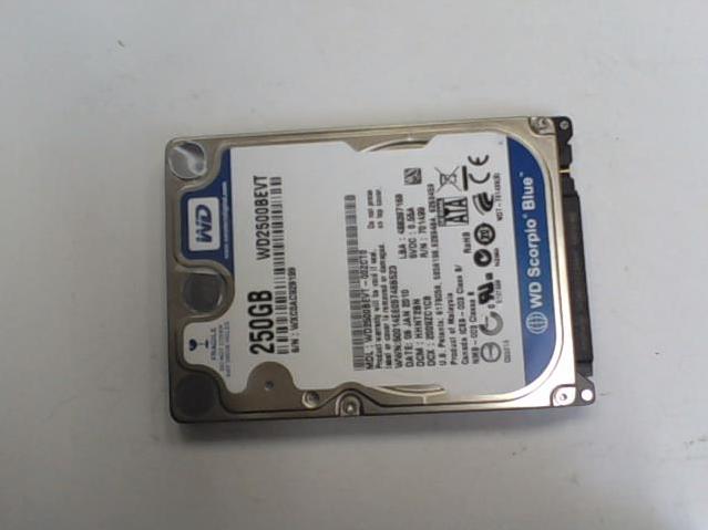 WD2500BEVT-00ZCT0 - 04-Jan-2010 - WD-WXC0AC928199 - photo-1