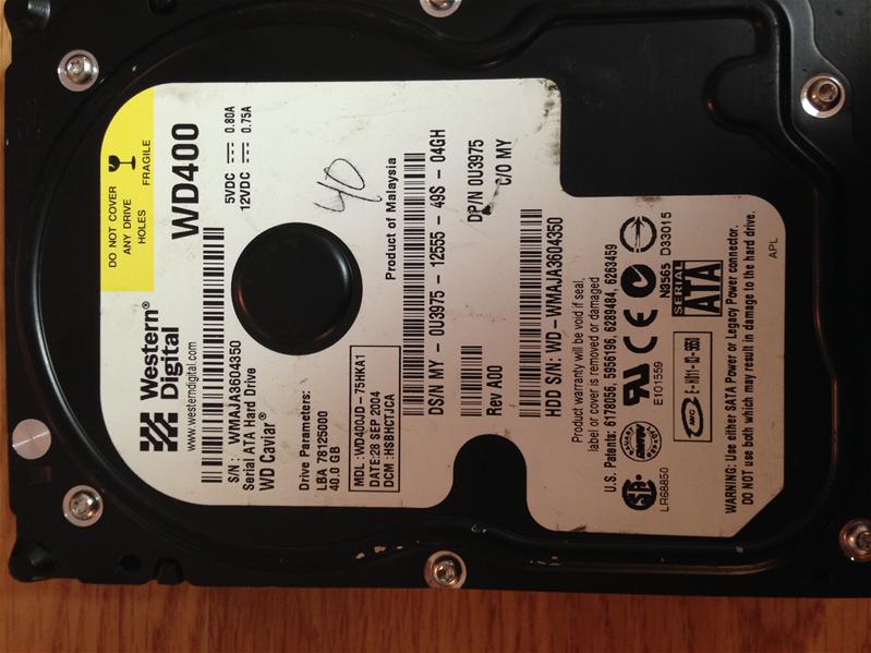 WD400JD-75HKA1 - 28-Sep-2004 - WD-WMAJA3604350 - photo-1