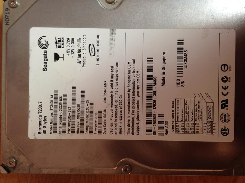 ST340014A - 02-Aug-2003 - 3JX3M4SS - photo-1