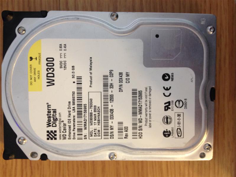 WD300BB-75DEA0 - 17-Mar-2003 - WD-WMAD17153985 - photo-1