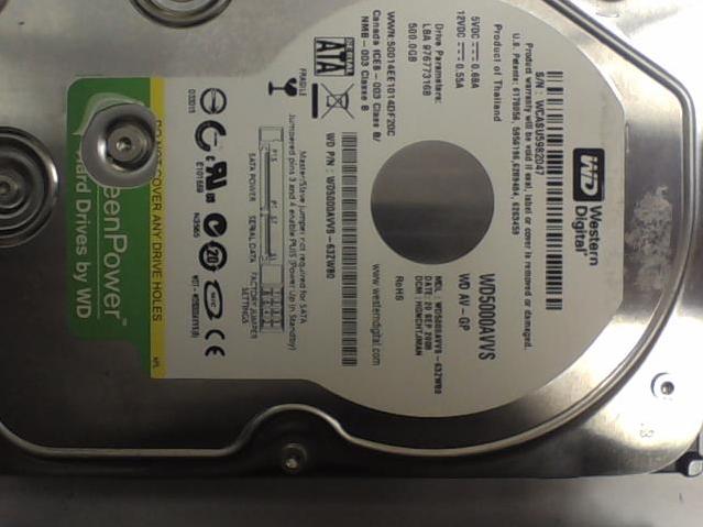 WD5000AVVS-63ZWB0 -  - WCASU5982047 - photo-1