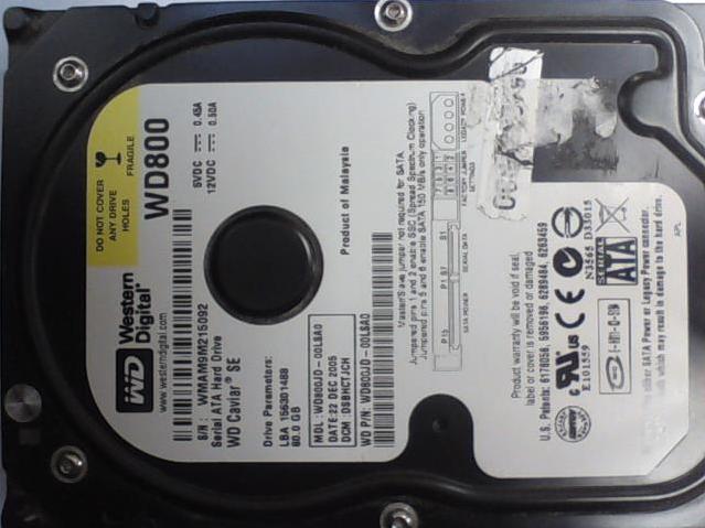 WD800JD-00LSA0 -  - WMAM9M215092 - photo-1