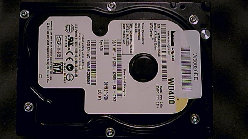 WD400BD-75JMA0 - 21-Mar-2005 - WD-WMAMC3055545 - photo-1