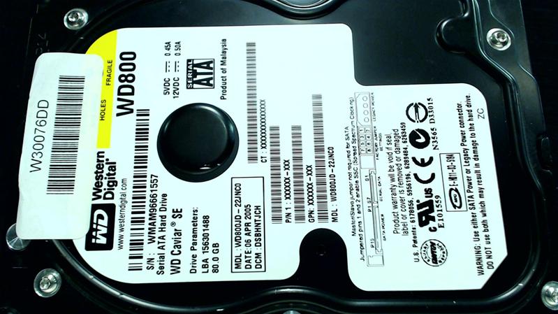 WD800JD-22JNC0 - 06-Apr-2005 - WD-WMAM96661557 - photo-1