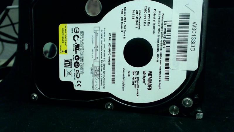 WD740ADFD-00NLR1 - 04-Dec-2006 - WD-WMANS1400819 - photo-1