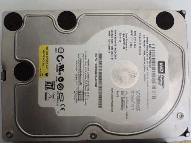 WD5000AAKS-00TMA0 - 27-Jun-2007 - WD-WCAPW2992435 - photo-1