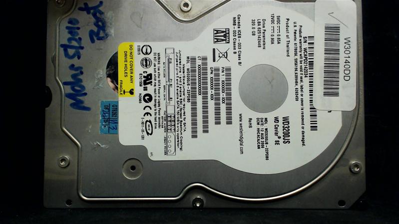 WD3200JS-22PDB0 - 12-Aug-2006 - WD-WCAPD2142034 - photo-1