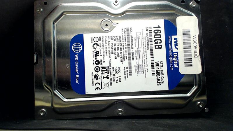 WD1600AAJS-56M0A0 - 27-Aug-2009 - WD-WCAV33633326 - photo-1