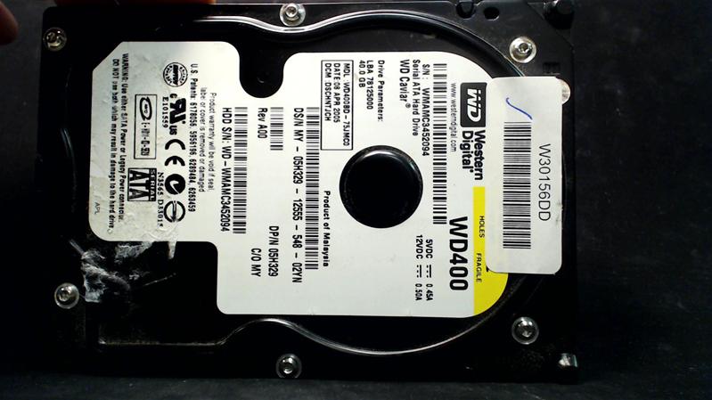 WD400BD-75JMC0 - 08-Apr-2005 - WD-WMAMC3452094 - photo-1
