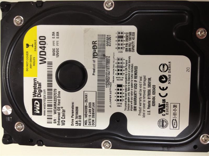 WD400BB-23JHA1 - 16-Jan-2005 - WD-WCAMA2257079 - photo-1
