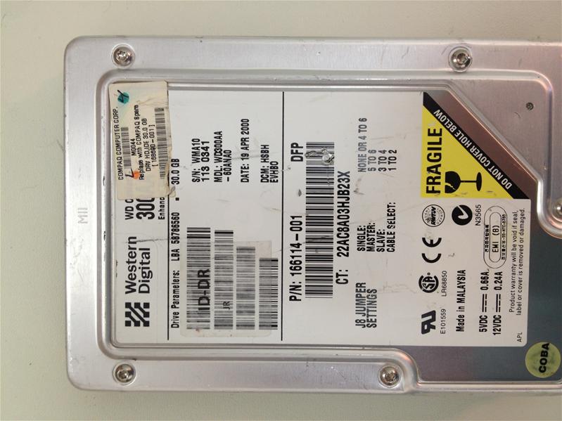 WD300AA-60ANA0 - 19-Apr-2000 - WD-WMA101130341 - photo-1