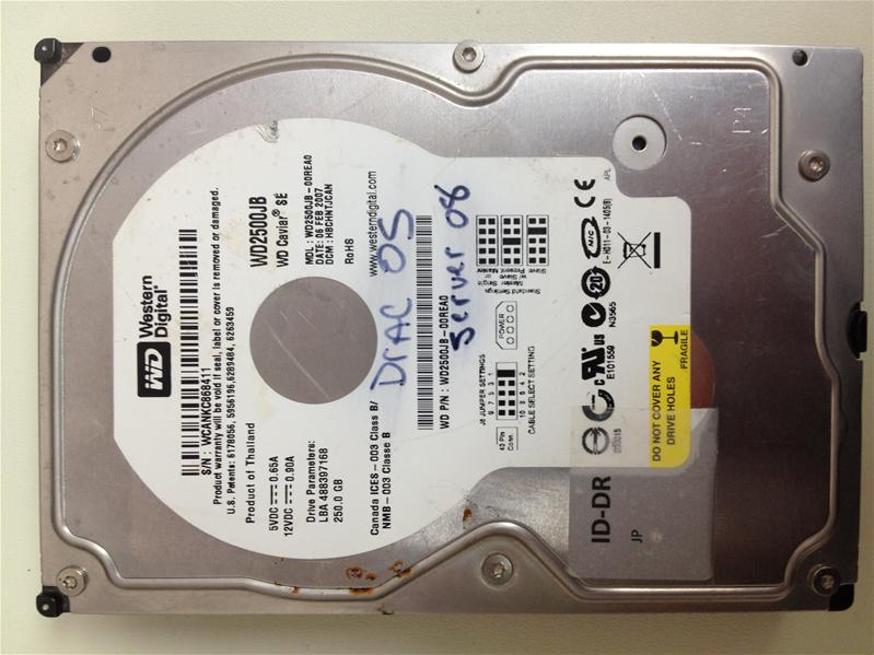 WD2500JB-00REA0 - 06-Feb-2007 - WD-WCANKC868411 - photo-1