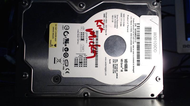 WD1600JB-00REA0 - 09-Mar-2007 - WD-WCANMC972112 - photo-1