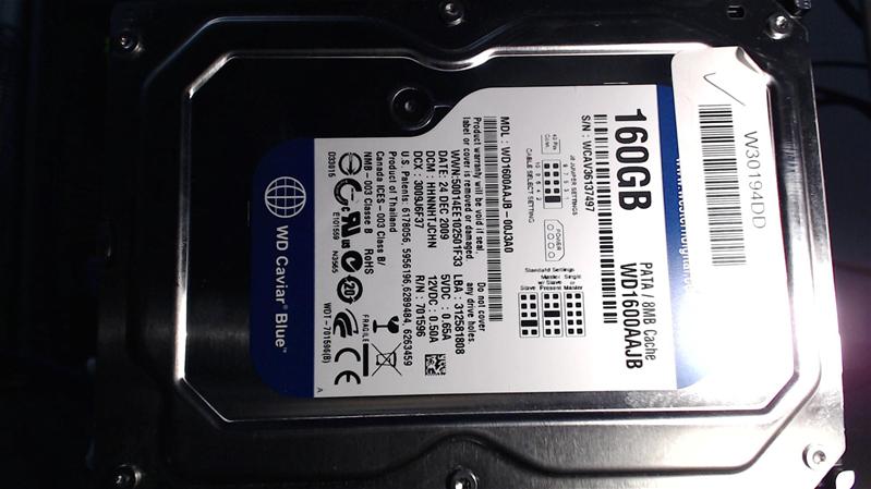 WD1600AAJB-00J3A0 - 25-Dec-2009 - WD-WCAV36137497 - photo-1