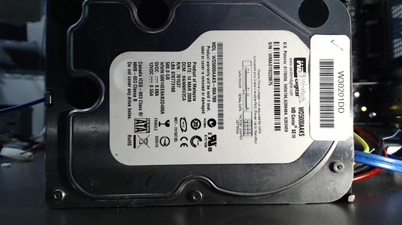 WD5000AAKS-00A7B0 - 14-Mar-2008 - WD-WMASY0229875 - photo-1