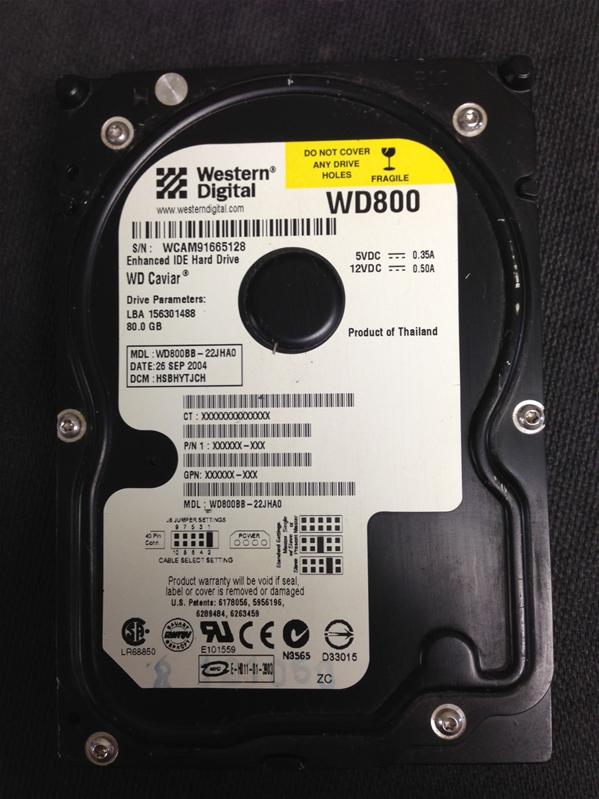 WD800BB-22JHA0 -  - WD-WCAM91665128 - photo-1